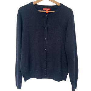 JOE FRESH DARK DEEP NAVY CARDIGAN WITH SLIGHT SPARKLE, XL